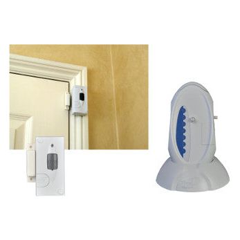 Care Call Door Alarm System with Pager or Flashing/Sound Receiver Eldertech