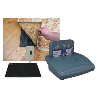 Care Call Under Carpet Pad Alarm with Pager or Flashing/Sound Receiver Eldertech