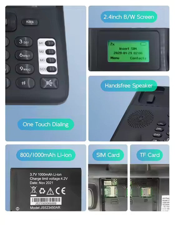 4G Big Button Mobile Telephone (Great solution for Resthome Residents)