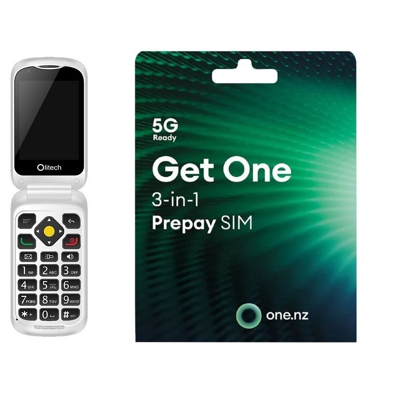 Olitech EasyFlip SMART Mobile Phone (Suitable One NZ Only)