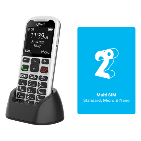 Olitech EasyMate 2 Mobile Phone (Connects on Most Networks)