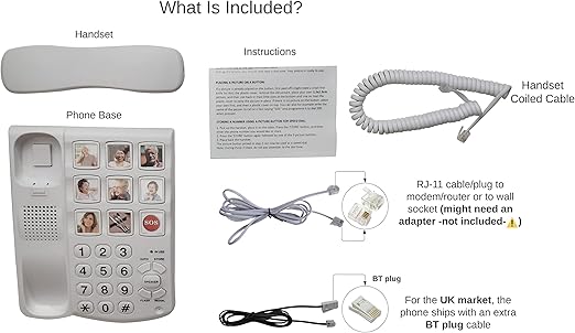 Big Button Picture Phone for Seniors (Clearance)