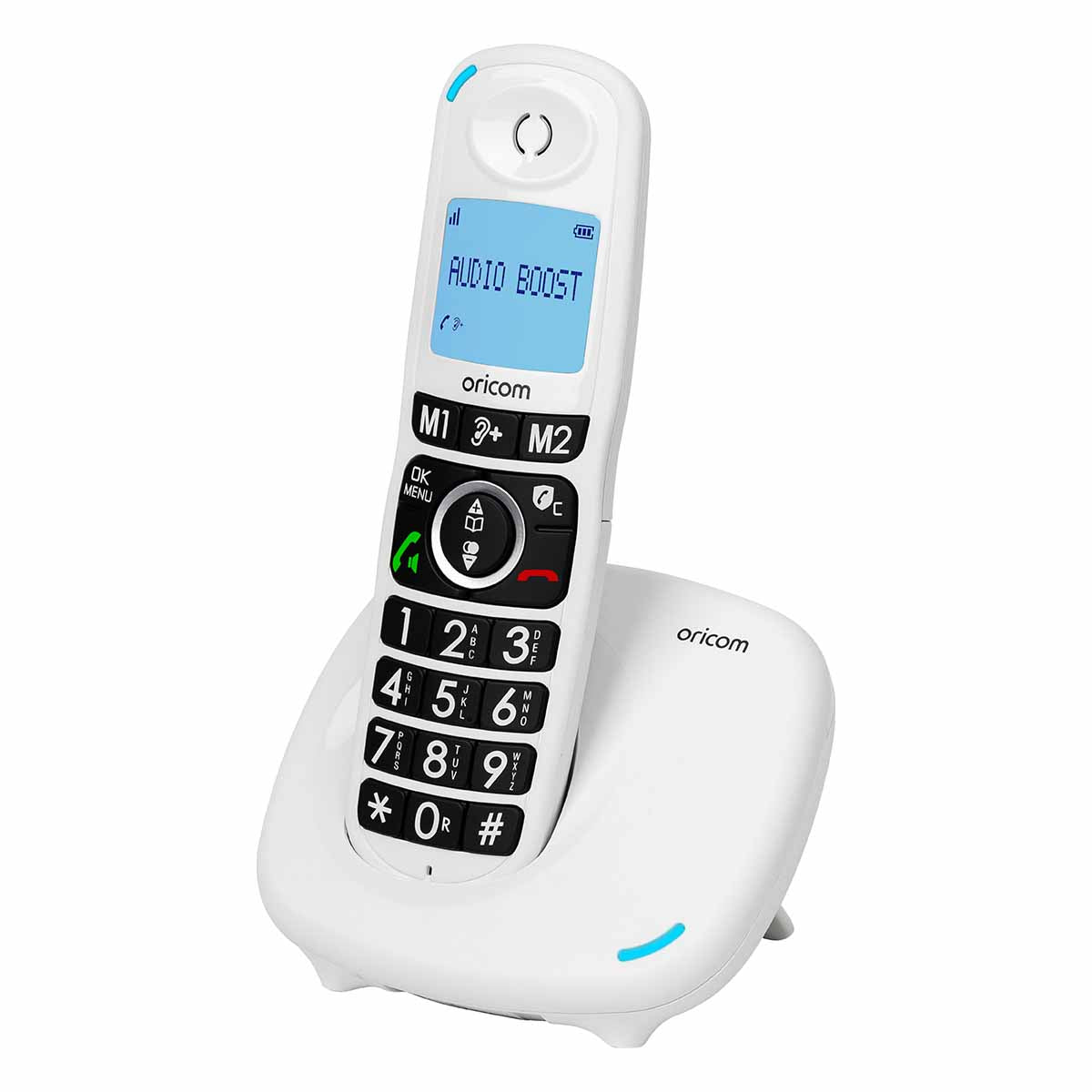 CARE620 DECT Cordless Amplified Phone Pack with Instant Call Blocking + Additional Handset Eldertech