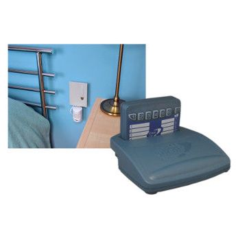 Care Call Bed Leaving / Movement Alarm System with Pager or Flashing/Sound Receiver Eldertech