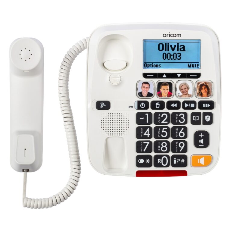 Care920-1 Amplified Big Button Phone with Cordless Handset Eldertech