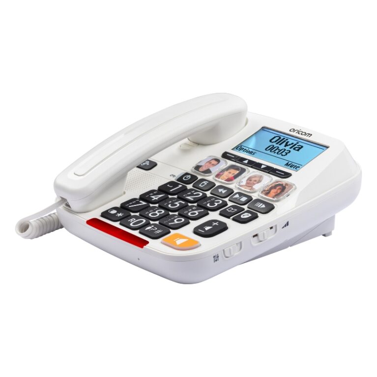 Care920-1 Amplified Big Button Phone with Cordless Handset Eldertech