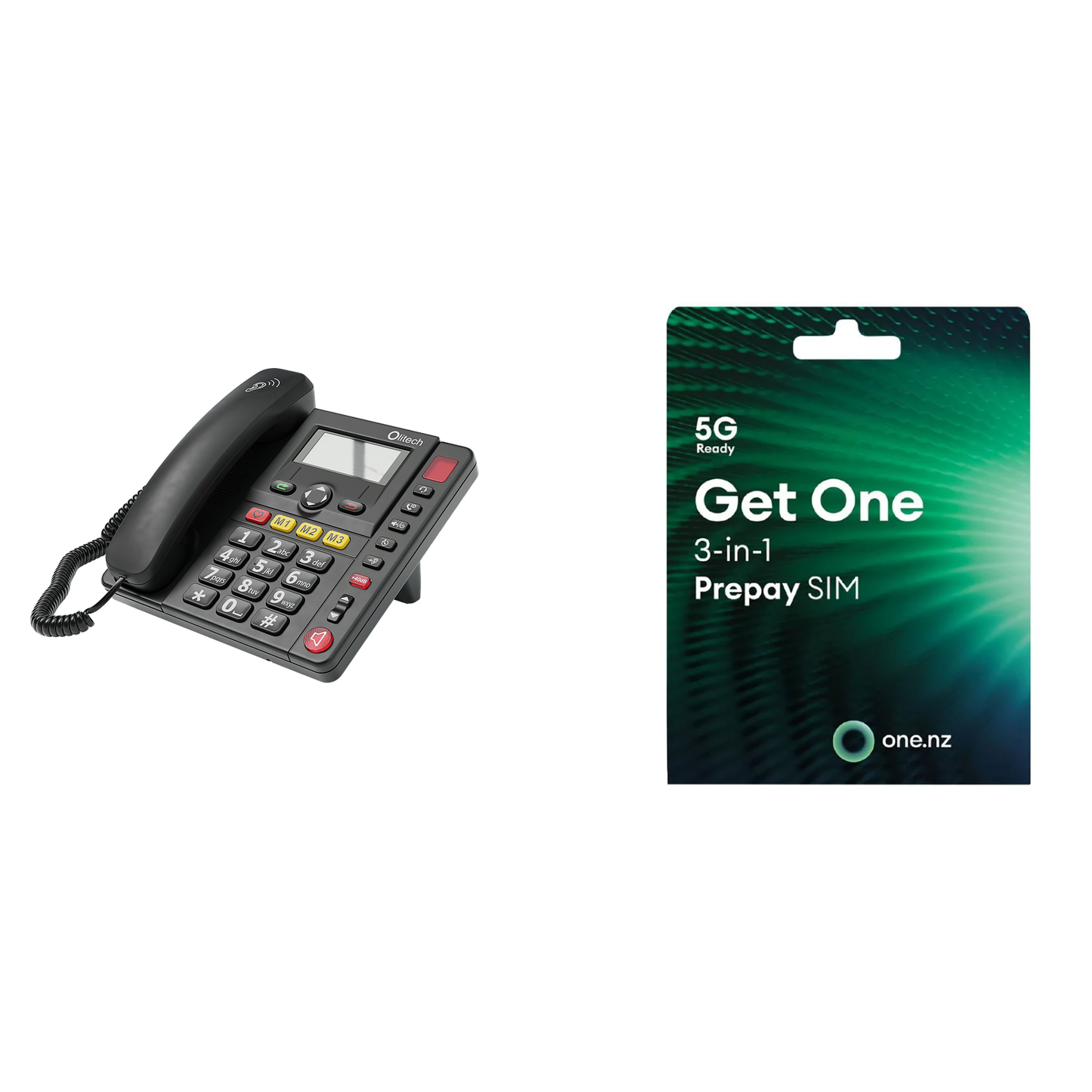 Olitech EasyTel 4G Mobile Home Phone (Great for Care Homes) Suitable on Most Networks