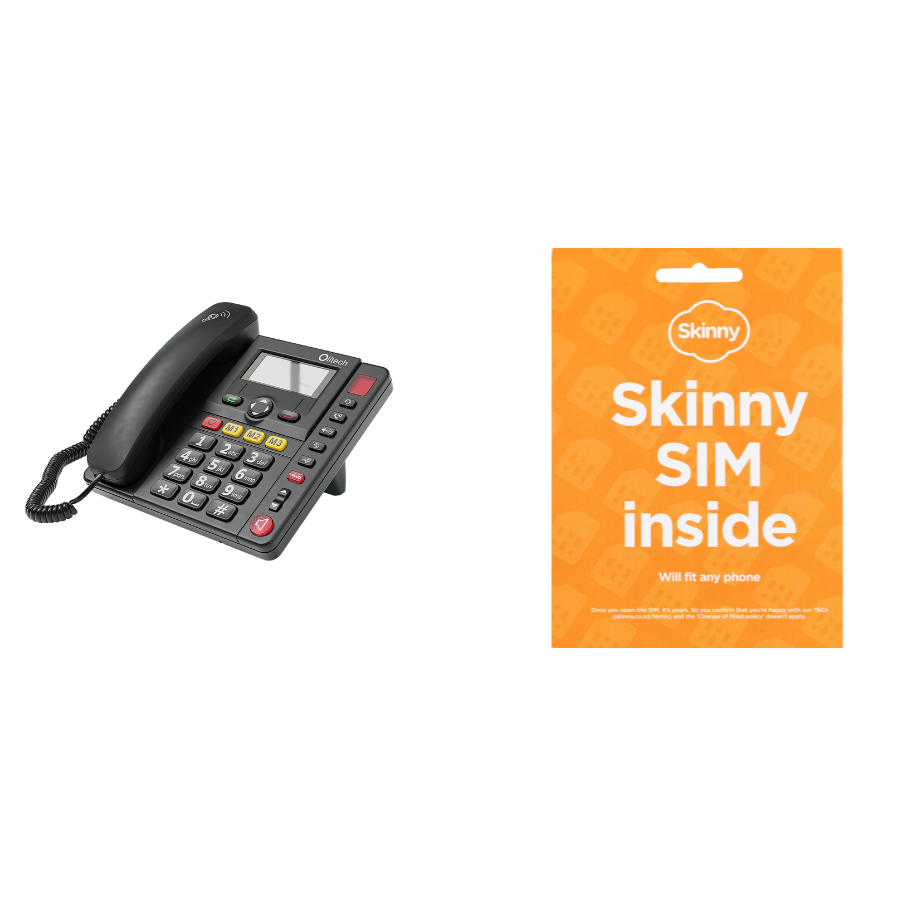 Olitech EasyTel 4G Mobile Home Phone (Great for Care Homes) Suitable on Most Networks