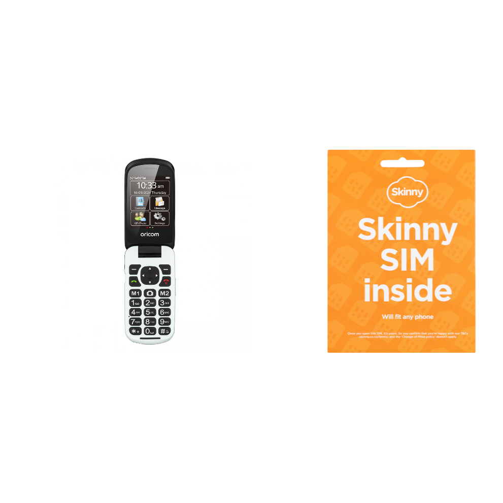 Oricom Flip Mobile Phone With SOS Emergency Button