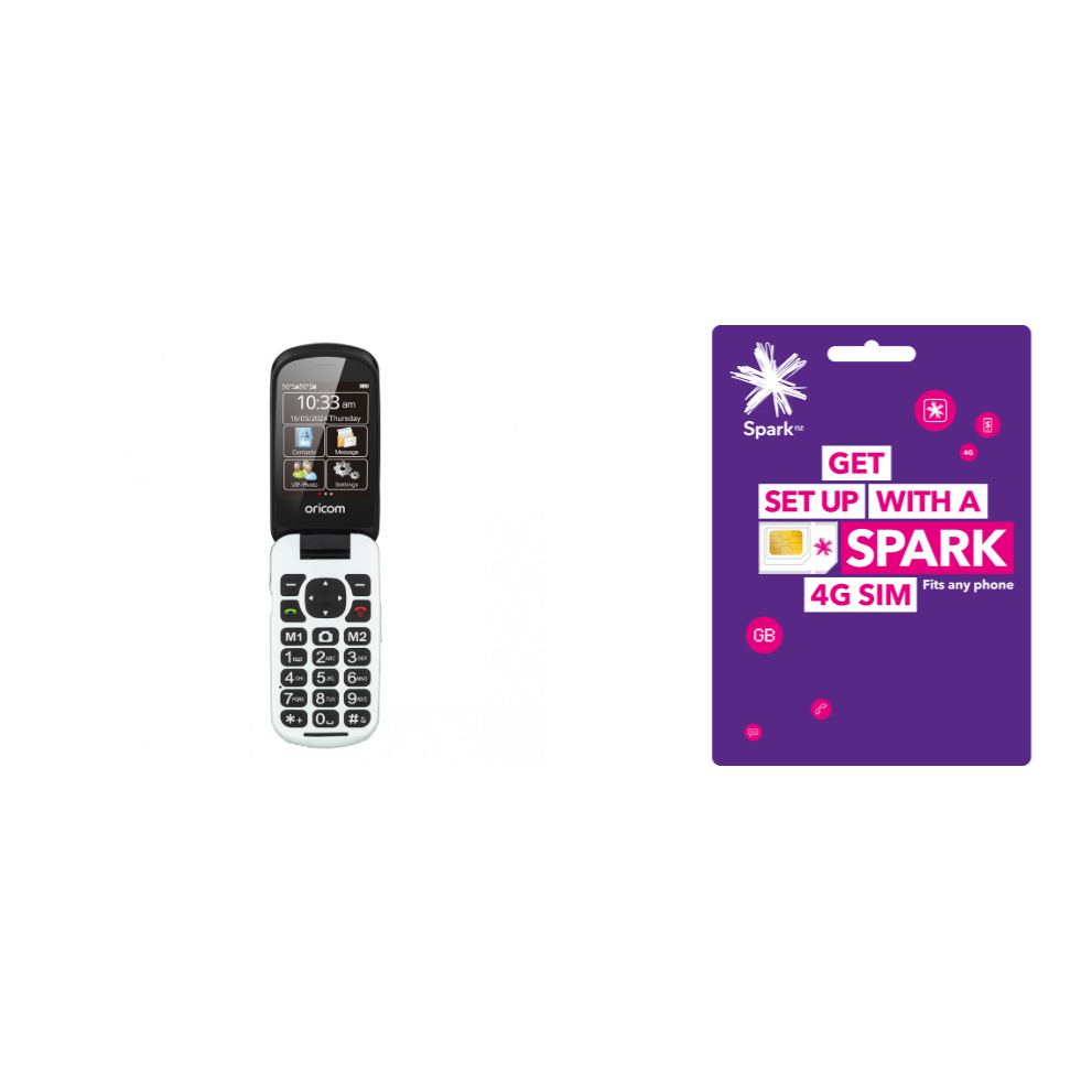Oricom Flip Mobile Phone With SOS Emergency Button